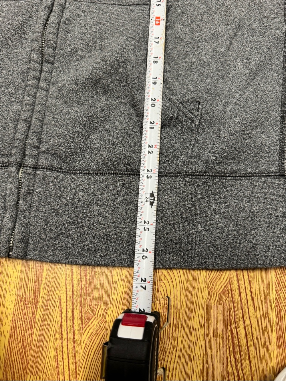 Champion Todd Snyder Hoodie Mens Large Heather Gray Pocket Full Zip Sweatshirt - Picture 7 of 7